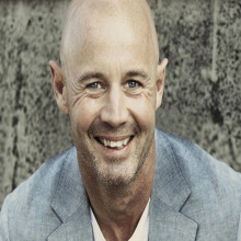smiling customer portrait man testimonial